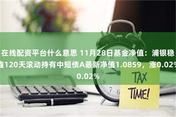 在线配资平台什么意思 11月28日基金净值：浦银稳鑫120天滚动持有中短债A最新净值1.0859，涨0.02%